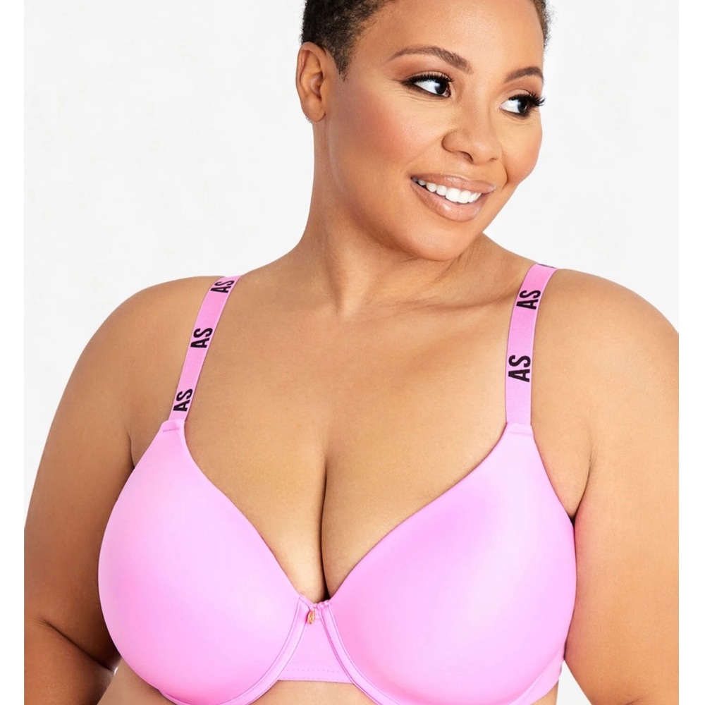 Brand New Ashley Stewart Logo T Shirt Underwire Bra 44DD - Picture 11 of 12